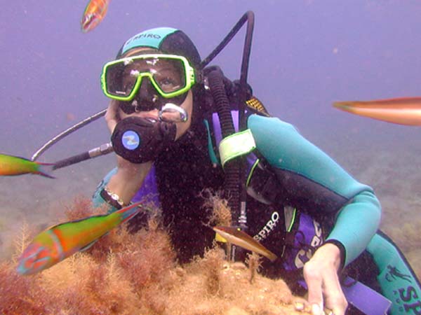 Diving lessons